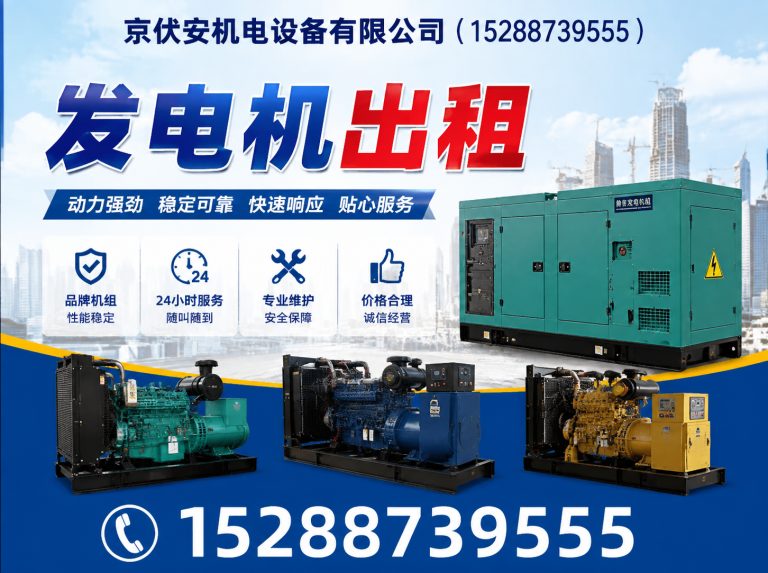 海口静音发电车租赁展示图