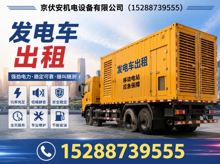 海口发电车出租展示图