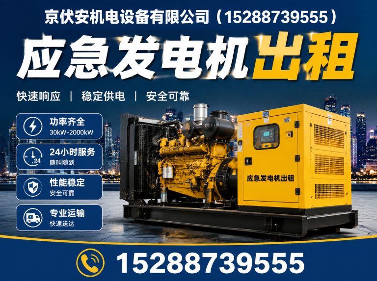 海口柴油发电机组出租展示图