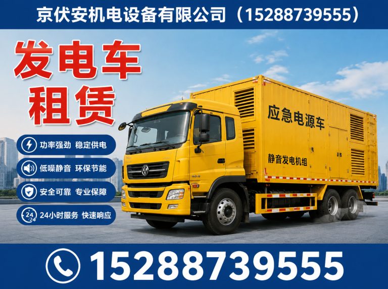海口发电车租赁展示图